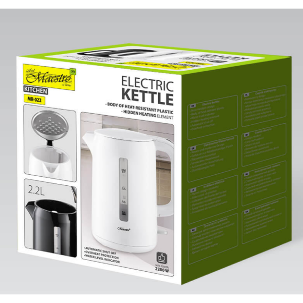 Електричний чайник MR-022-WHITE