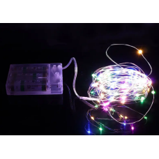 Гірлянда 3АА+USB LED 10м Multicolor (200)