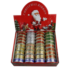 Стрічка новорічна 2,5см (432) (08731)