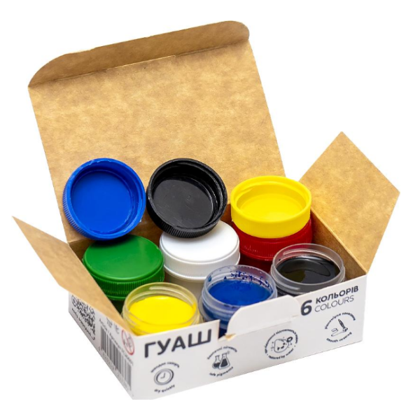 Набір гуашевих фарб 6*10 мл 7C20601