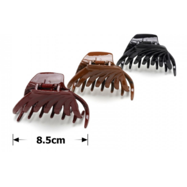 Заколка-краб 16-23582 мат/глянець 8,5см