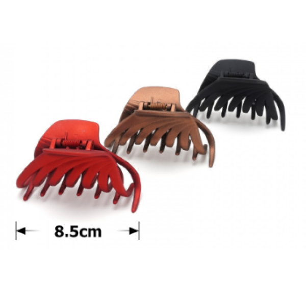 Заколка-краб 16-23582 мат/глянець 8,5см