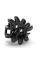 Заколка-краб глянцевий чорний 3209/3217
