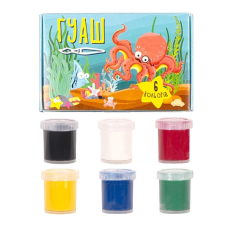 Гуаш "Сафарі" 6 кольорів, 90мл Mizar