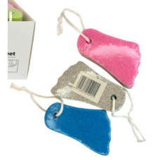 Пемза камінь педикюр з мотузкою форма-нога (9.5*5.5*2.5) см