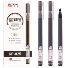 Ручка гелева GP-025 чорна 110055