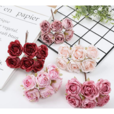 Декор квітка тканинна XL