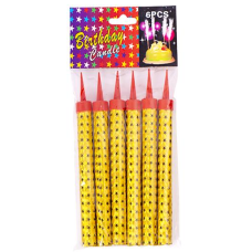 Свічки 15см феєрверк 6шт (22699)