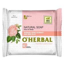 Мило O'Herbal 100г Дамська троянда/Червона глина