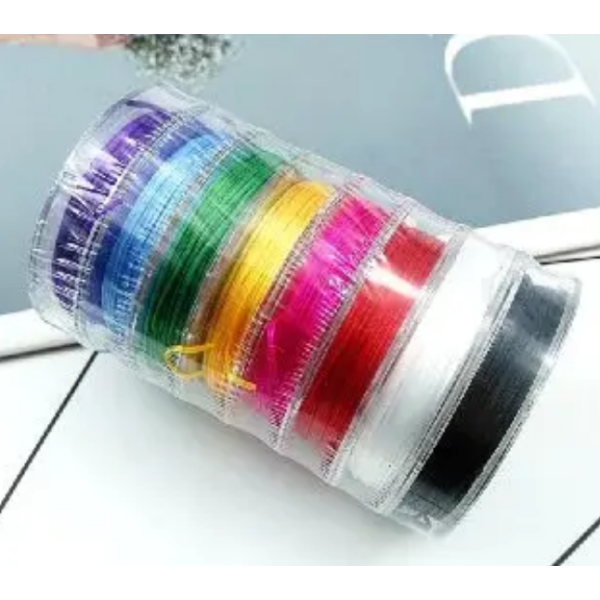 Силіконова нитка гумка 0,7 мм, 8,5 метрів