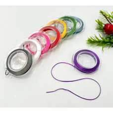 Силіконова нитка гумка 0,7 мм, 8,5 метрів