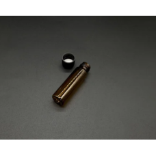 Скляні пляшечки в бурштиновому склі. 15х55мм