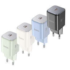 Мережевий Зарядний Пристрій Hoco N43 1USB-C PD/QC 30W GAN (Блакитний)