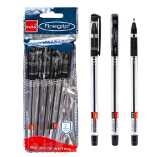 Ручка масляна FINEGRIP Cello чорна 388B 1шт (25)