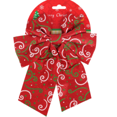 Бант новорічний великий 22.5*18см WJX-14/9505