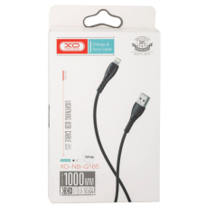 USB XO NB-Q165 Lightning 3A (Чорний)