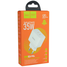 Мережевий Зарядний Пристрій Hoco N29 Triumph PD+QC3.0 35W (Бiлий)