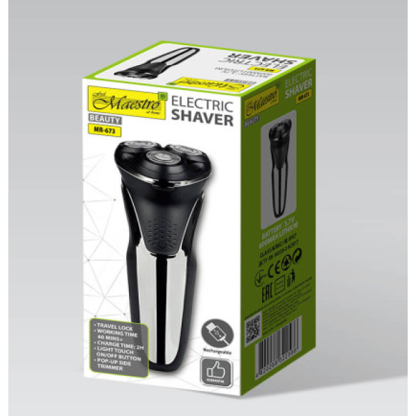 Електрична Бездротова бритва Maestro MR673