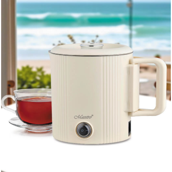 Дорожній електричний чайник + Каструля MR-009-BEIGE