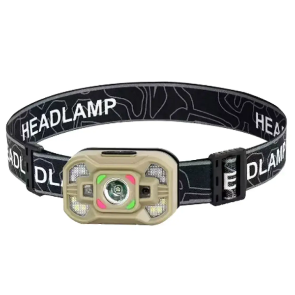 Ліхтар налобний Type-C із сенсорним датчиком Bailong T127 (240) 6425