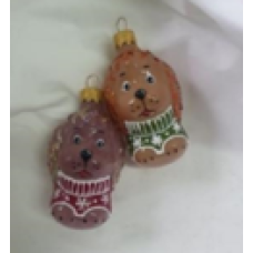 Скляна іграшка 1008 Песик