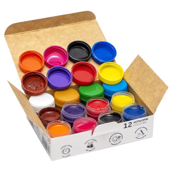 Набір акрилових фарб 12кол. 10мл