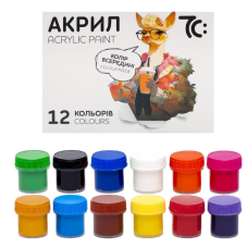 Набір акрилових фарб 12кол. 10мл