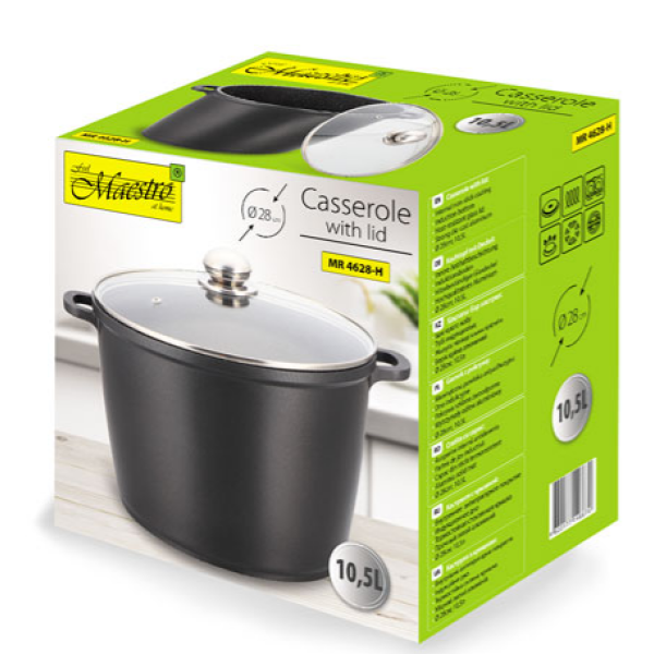 Каструля з кришкою MR-4628H 10,5л