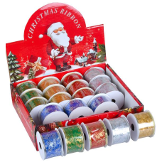 Стрічка декоративна "Новорічна" ширина 5см