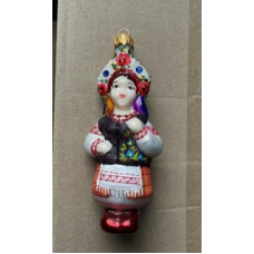 Україночка в віночку скло формовка