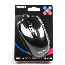 Мишка оптична Maxxter Mc-331 чорного кольору