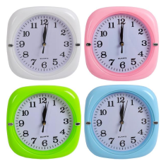 Настінний годинник 183 "Квадрат кольоровий" 17х17см