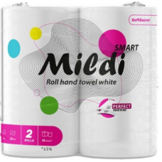 Рушник паперовий "Mildi Smart" целюл. 2 шар.(2 шт)