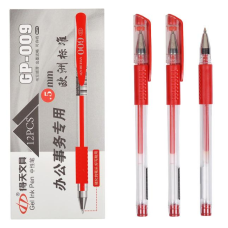Ручка гелева GP-009 червона
