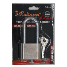 Замок №А421-1 (№LR50) Rolinson з довг. дужкой 50мм 01282