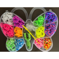 Набір резинок для плетіння в коробці Del