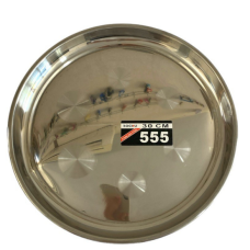 Піднос металевий круглий великий 30см