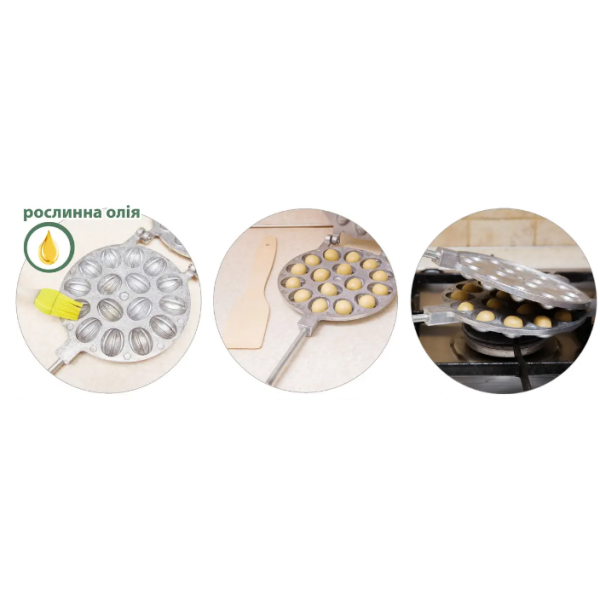 Форма для випічки горіхів 12