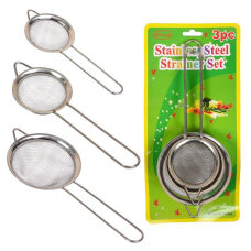 Набір ситечок метал 3 штуки, D 7, 8, 10 см