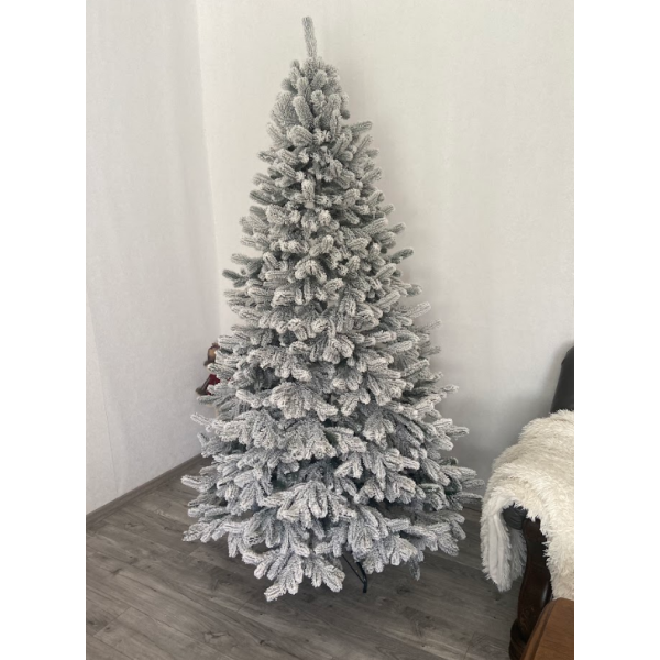 Ялинка Лита Ковалівська засніжена, ЗЕЛЕНА 150 см.