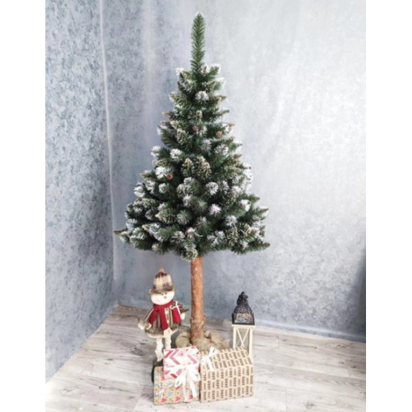 Ялинка Елітна+шишка на пні, ЗЕЛЕНА ЗБК 200 см.