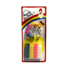 Свічки для торта 24шт на листі