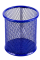 Стакан для ручок металевий "Сітка" 802-С, кольоровий 9,5х8,5 см