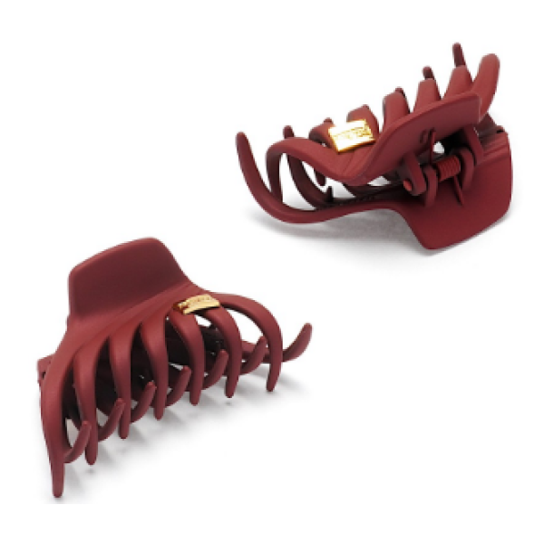 Заколка-краб 14-14952 матовий з прикрасою 7см