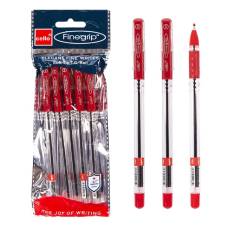 Ручка масляна FINEGRIP Cello червона 388В 1шт (25)