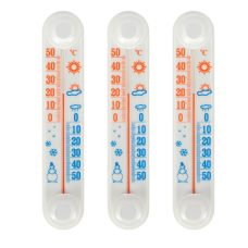 Термометр віконний на липучці 21*4см CH 3000 OPP