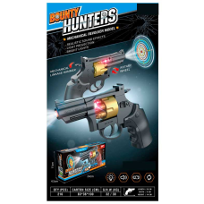 Пістолет батар. світ.,звук,мішень, арт. 8180-43 короб. 24*4,5*11см