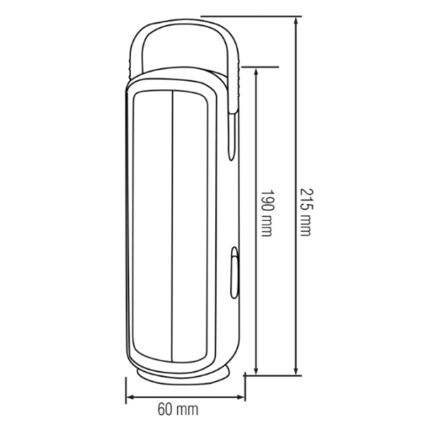 Ліхтар Led акумуляторний 16W 310Lm HOROZ