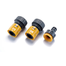 Набір 3/4''конектор 3/4''аквастоп,коннектор 3/4'',адаптер 1/2''+3/4'' (СИЛА)551202