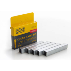 Скоби загартовані 14х11.3х0.7 мм 1000шт  (СИЛА) 680105